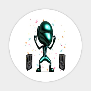 Alien Hip Hop 04 Magnet